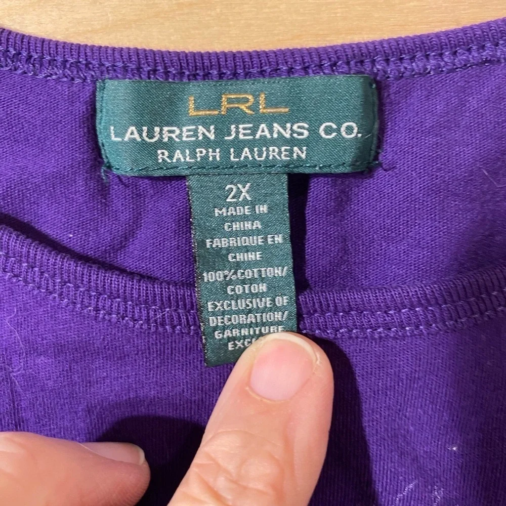 Ralph Lauren vibrant purple